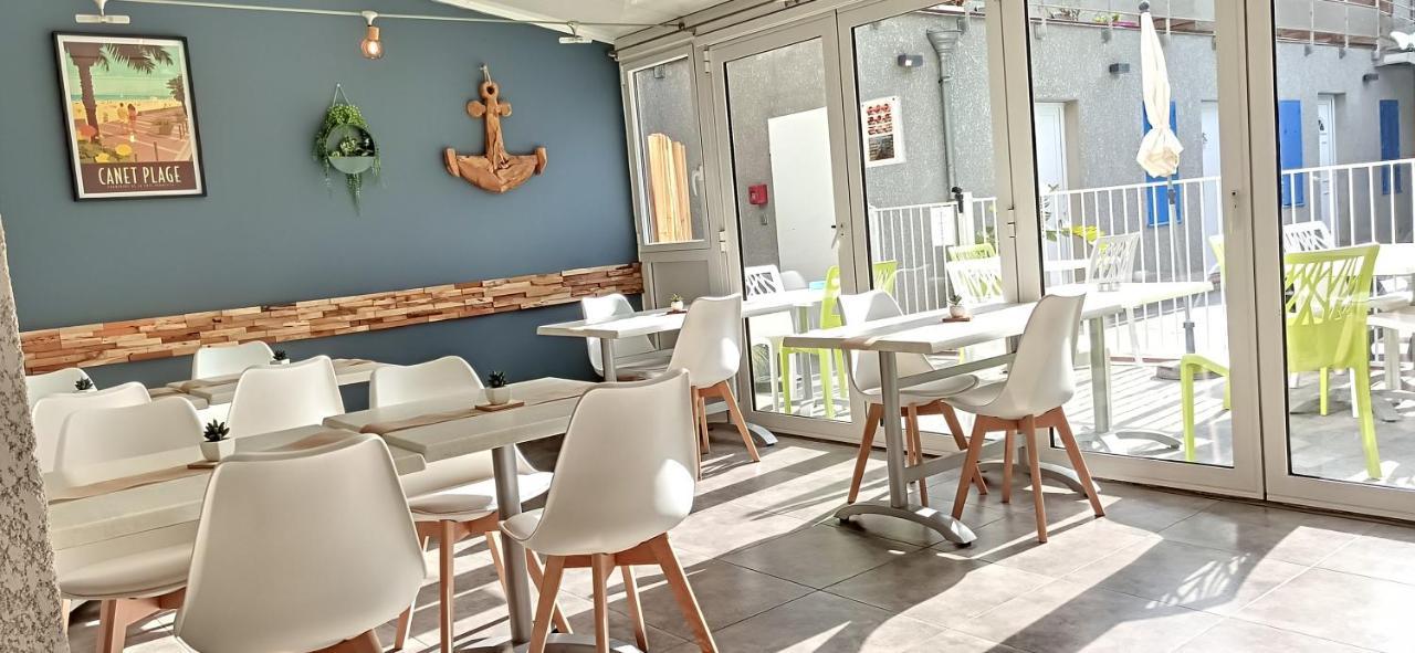 Hotel Le Majestic Canet Plage Exteriör bild